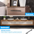KNOBWELL 5 Pack 6-3/10 Inch Matte Black Kitchen Cabinet Handles Cabinet Pulls, Round T Bar Cupboard Handles Dresser Pulls, Bathroom Cabinet Handle...