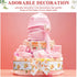 4 Roll 20 Yard Little Cutie Baby Shower Ribbon 1.5 Inch Orange Citrus Theme Wired Baby Shower Ribbon a Little Cutie Is on the Way Ribbon for DIY C...