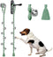 Dog Bells to Go Outside, Adjustable Dog Door Bell, Door Bells for Dogs, Quality Puppy Training Bell. Twisted Style, Lightgreen 2 pack...