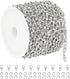 UMAOKANG 5 Meters Stainless Steel Chain for Jewelry Making Lip Chains Bulk Women Necklace Bracelet DIY Jewelry Supplies Findings...