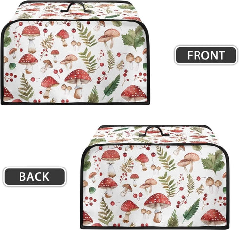 Mushroom Crock Pots Cover Resistant Oval Slow Cooker Cover with Top Handle Kitchen Appliance Cover Slow Cooker Protection Case Slow Cooker Cover f...