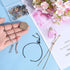 1 Box 12Pcs 4 Colors Slider Bracelet Chain Adjustable Slider Bracelets Bead Ends Chains with Rhinestone Brass Slider Bracelet findings for jewelry...