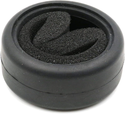 hobbysoul 4pcs RC 1/10 On Road Slick Tire Rubber Tyre Fit for 1:10 Touring Drift Car Wheel Rim …...