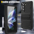 for Samsung Galaxy Z Fold 5 Case, Shockproof 2 in 1 Silicone Rubber with Hard PC Rugged Full Body Protection Phone Cover for Samsung Galaxy Z Fold...