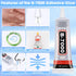 B7000 Glue for Rhinestones Crafts, 3PCS 50ML 1.68fl.oz Clear B-7000 Super Jewelry Glue Transparent Industrial Adhesive for Fabric Phone Repair Jew...