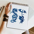 BENECREAT 6x6" Dragon Metal Stencils, Chinese Dragon Stencils for Wood Canvas Wall Painting Crafts and Decorations...