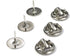 100 Pairs Tie Tacks Blank Pins with Butterfly Clutch Backs for Craft Making (Silver)...