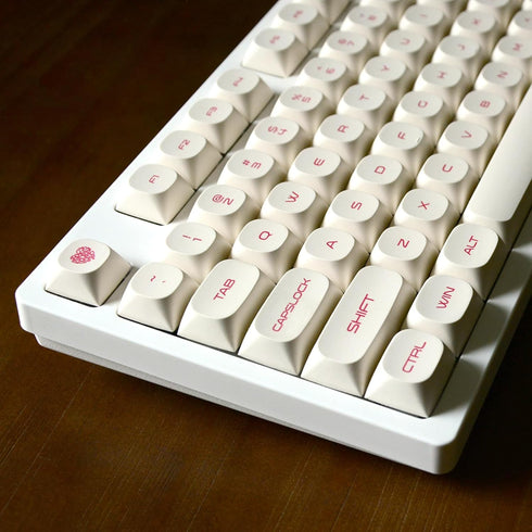 Keycaps,126 Key PBT Keycaps, MA Height Cross Shaft keycaps, Suitable for 61/64/68/84/87/98/104 Key Mechanical Keyboards (Only Sell Keycaps) (Purpl...