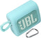 co2CREA Silicone Cover Replacement for JBL GO3 Go 3 Eco Waterproof Ultra Portable Bluetooth Speaker (Teal Case)...
