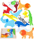 LovesTown 12PCS Wooden Stacking Puzzles, Animal Chunky Jigsaw Puzzles Educational Toys for Kids Gift...