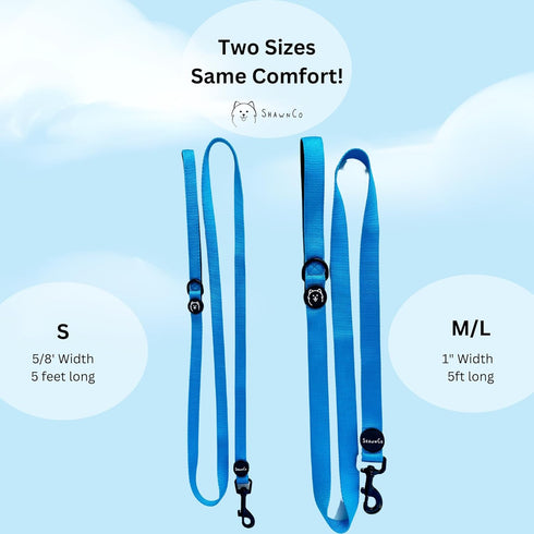 ShawnCo Dream Walk Dog Leash- Premium, Nylon Pet Leash with Soft Neoprene Handle for Small, Medium and Large Dogs (Freckle's Garden, Medium/Large)...
