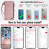 Defencase Compatible with iPhone 13 Case Wallet with RFID Blocking Card Holder for Women and Men, Fashion PU Leather Magnetic Snap Flip Zipper Str...
