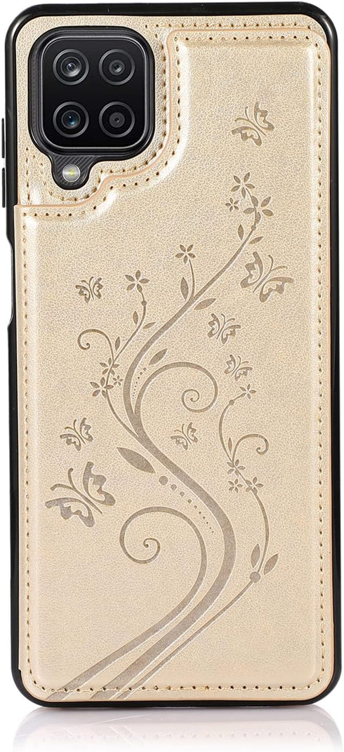 Asuwish Phone Case for Samsung Galaxy A42 5G with Tempered Glass Screen Protector Card Holder Wallet Cover Stand Flip Leather Cell Accessories Gla...