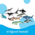 Learning Resources Ocean Animals - 50 Pieces, Ages 3+ Toddler Learning Toys, Perfect for Math Counters and Imaginative Play...