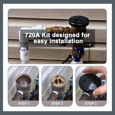 720A Pressure Vacuum Breaker Repair Kit and Bonnet Repair Kit for Zurn Wilkins 1/2”, 3/4”, and 1”- 2“ Pressure Vacuum Breaker Assembly...