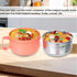 Microwave Soup Mugs with Lids,28.7oz Microwave Ramen Bowl with Lid,with Removable 304 Stainless Steel Liner,Improved Easy-Grip Design for On-the-G...