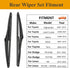 2 Pack Rear Wiper Blades for Land Rover Discovery Sport 2015-2022 / for Dodge Durango 2011-2022 / for Dodge Journey 2009-2022 /for Toyota Highland...