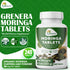Grenera Moringa Tablets 240 nos, Uncoated Malunggay Herbal Supplement, No Chemical Coating, Green Superfood, Lab Tested for Purity...