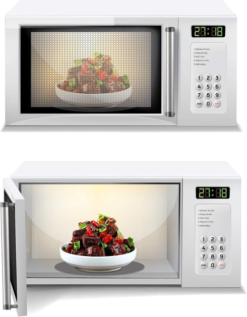 12" Inch Silicone Microwave Multi-Mat, Non-Stick Heat Resistant Oven Mat Microwave Trivet Mat - 2 Pack (Gray)...