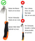 Stainless Steel Hand Weed Puller Dual-Action 4-Claw Weeder with Ergonomic Grip Garden Tool for Efficient Root Removal Precision Weed Extraction Id...