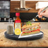 4.9 Inch Lazy Susan Swivel Plastic Turntable Rotating Heavy Duty Stand for Organizer Bins Potted Plants Spice Cabinets Crafts Table Lamps Model Ba...