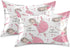 AUUXVA Girl Satin Pillowcase for Hair and Skin, Queen Size Ballet Ballerina Princess Pillow Sham with Envelope Closure Decorative Pillow Cover for...