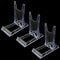 Acrylic Plate Stands FMHXG 3PCS Two Part Adjustable Clear Acrylic Plastic Display Stand Easel, Plastic Display Holders...