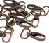 1-inch Antique Brass Curved Lobster Clasps Swivel Trigger Clips Snap (Pack of 20)...