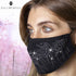 Jessica McClintock Women's 2-Piece Fashionable Cloth Face Mask for Outdoors Dust Sun and Wind - Washable Cotton Facial Cover with High Elasticity ...