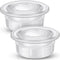 Sadnyy 2 Sets Parasol Umbrella Hole Ring Plug and Cap Set Outdoors Deck Table Hole Cover Insert Thicker Umbrella Plug for Patio Table Yard (Clear)...