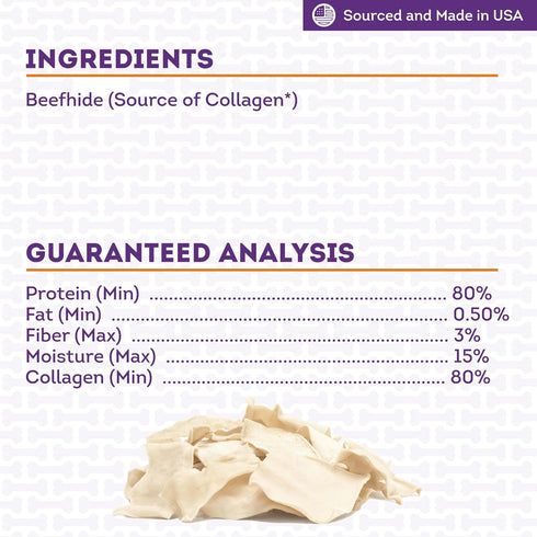 USA Collagen Chips Assorted Dog Chew Treats - Natural Flavor, 14oz/1 Pack...