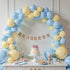Pastel Balloon Garland Arch Kit with 100 pcs Blue and Yellow Balloons, DIY Balloon Bouquet Kit for Baby Shower, Wedding Bachelorette Birthday Part...