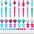 16 Pcs Nurse Beaded Pens Nurse's Day Plastic Ballpoint Pens with 72 Pcs Multicolor Beads Assorted Spacer Beads Nurse Appreciation Graduation Gift ...
