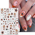 JMEOWIO 9 Sheets Halloween Nail Art Stickers Decals Self-Adhesive Cute Flower Ghost Nail Supplies Nail Art Design Decoration Accessories...