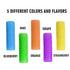 40PCS Aligner Chewies,Bright Color Aligner Chewies for Invisalign,Round Invisible Braces Silicone Orthodontic Chompers Munchies...