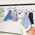 Metal Pants Shorts Hangers, Heavy Duty Kids Skirt Hangers with 2 Adjustable Non Slip Clips, Ultra Thin Space Saving 360 Degree Swivel Hook Stainle...