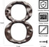 5 Inch House Numbers for Outside-Cast Iron Metal Home Address Number/Heavy Duty & Sturdy Unique Hammered Look/Number 8...
