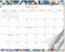 S&O Floral Magnetic Fridge Calendar from January 2024-June 2025 - Tear-Off Refrigerator Calendar to Track Events & Appointments - 18 Month Magneti...