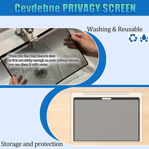 Privacy Screen Protector for MacBook Air 13 Inch (2018-2021, M1) Removable Laptop Privacy Screen Shield Ultra-Thin Design...