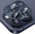 Tensea for iPhone 15 Pro/iPhone 15 Pro Max Camera Lens Protector, Metal Aluminum Alloy Tempered Glass Cover Camera Screen Protector Accessories, C...