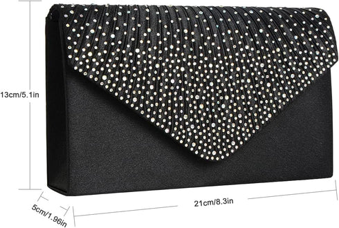 BBjinronjy Clutch Purse for Women Evening Bags for Women Formal Wedding Party Cocktail Prom Crossbody Purse Evening Handbags...