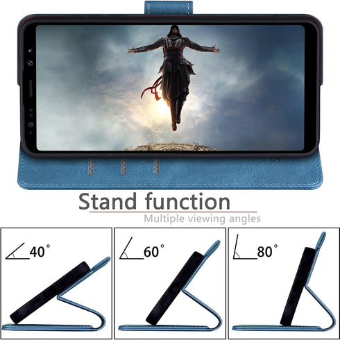 SUANPOT for Samsung Galaxy Note 9 6.4" with RFID Blocking Leather Wallet case Credit Card Holder, Flip Folio Book Phone case Cover Purse Poket for...