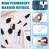 20Pcs Mini Flashlight Keychain Permanent Marker Keychain Mini Keychain Flashlights & Permanent Marking Pens LED Keychain Flashlight Mini LED Keych...