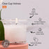 HYOOLA Clear Cup Scented Votive Candles - Lily - 12 Hour Burn Time - 4 Pack - European Made...