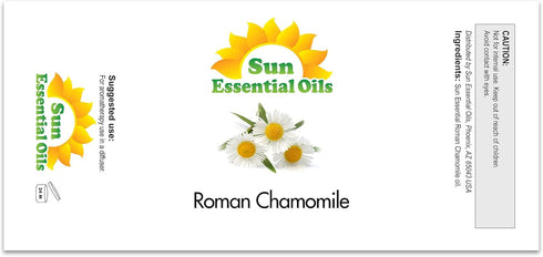 Sun Essential Oils 4oz - Chamomile (Roman) Essential Oil - 4 Fluid Ounces - Chamomile Oil - Chamomile Fragrance Oil...