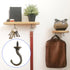 20 Pcs Screw Hooks, Pattern Carving Hooks Screw in Mug Hooks Metal Heavy Duty Screw Wood Wall Ceiling Hooks Plant Hooks Indoor Outdoor for Utensil...