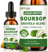 Soursop Graviola Liquid Drops, Organic Soursop Leave Extract w/Sea Moss, Elderberry Vitamin C and Zinc, 16-in-1 Soursop Bitters Liquid for Cell Su...