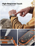 Lamicall for Apple Watch Ultra 2/Ultra Titanium Screen Protector - Aviation Titanium Bumper Frame Case Cover, 2Pack Professional Tempered Glass Fi...