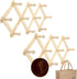 RAM-PRO Accordion Style Wood Expandable Rack Hat, Cap, Belt, Umbrella Coffee Mug Wall wooden Pegs (Set of 2)...