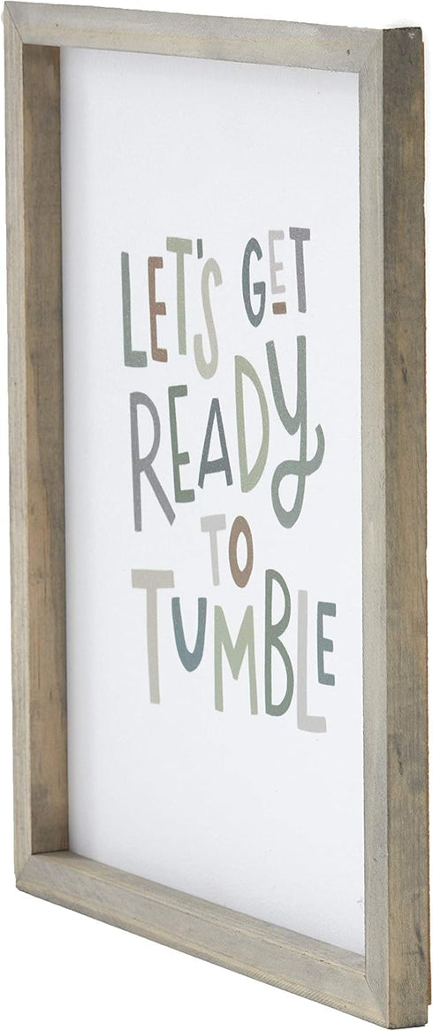 The Lakeside Collection Lets Get Ready to Tumble - Decorative Novelty Laundry Room Sign...
